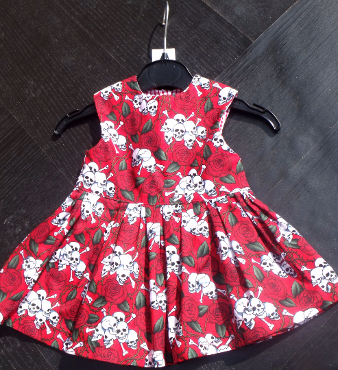 preemie red dress Ida Side Snap Dress Teeny (2-4lbs) / Tights