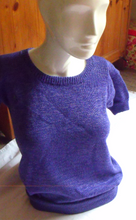 royal purple hand made jumper