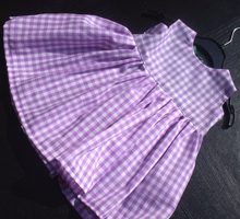 Handmade,  girls dress, polycotton, size  51cm chest, 12 to 18 month approx