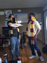 Hufflepuff Scarf, Harry Potter inspired traditional style.