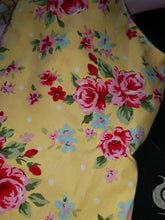 yellow rose fabric